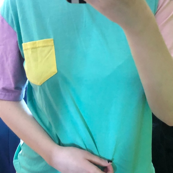 Colourblock t shirt - Picture 2 of 4